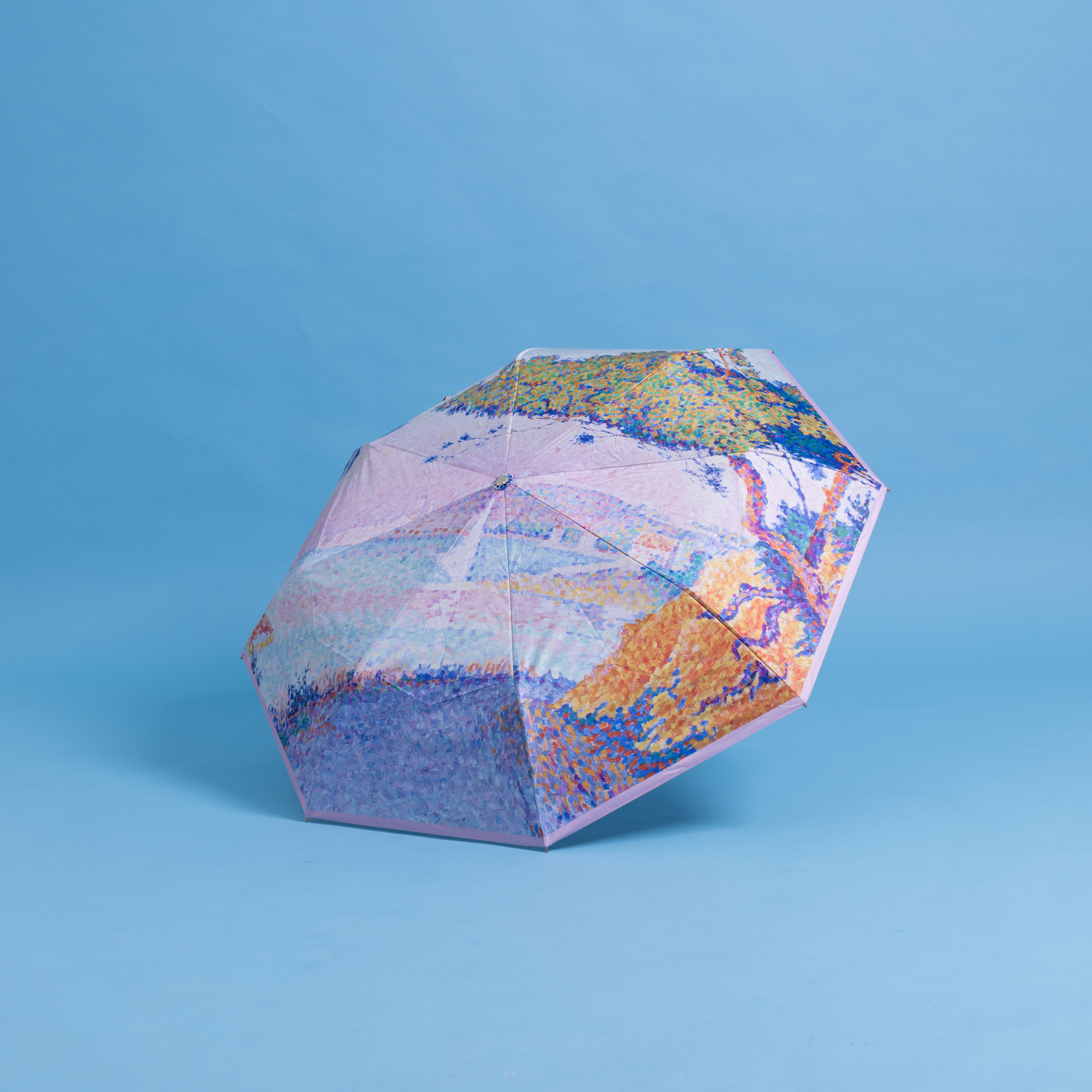 印象派藝術折傘｜席涅克《蔚藍海岸》