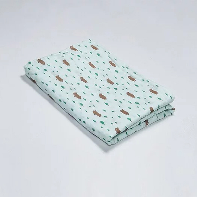 Organic B 有機棉包巾-小熊森林家