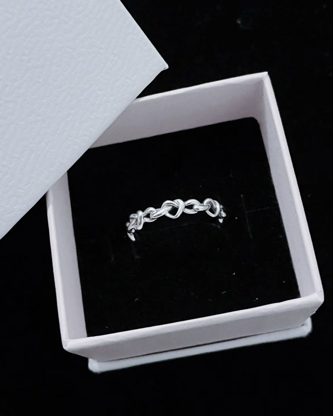 <快速出貨 Pandora 潘朵拉 心型纏繞戒指💍