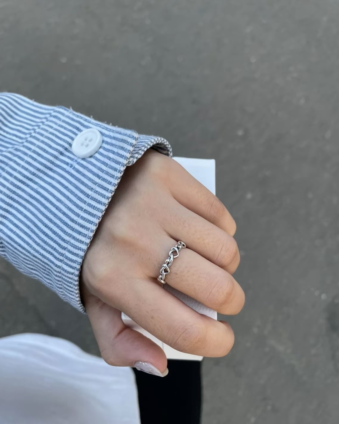 <心心相扣愛心氾濫💗> Pandora 潘朵拉 心型莫比烏斯環纏繞戒指💍部分現貨