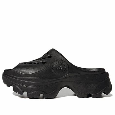 W Adidas Clogs Core Black 全黑 GW2050