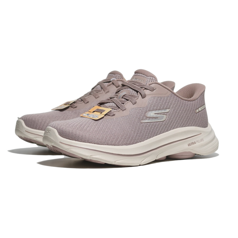 SKECHERS 休閒鞋 GO WALK 8 粉膚色 寬楦 瞬穿 健走鞋 女 125931WTPE