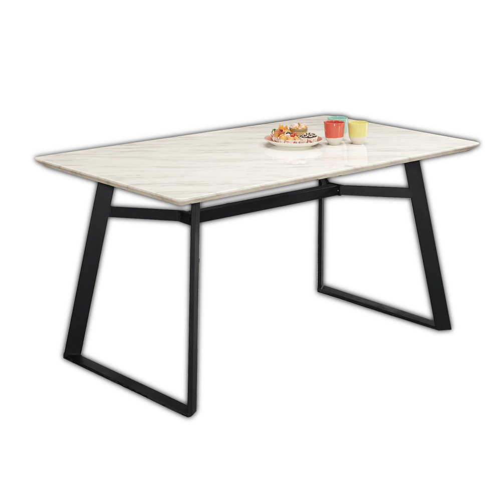 巴莫4.7尺工業風石面餐桌