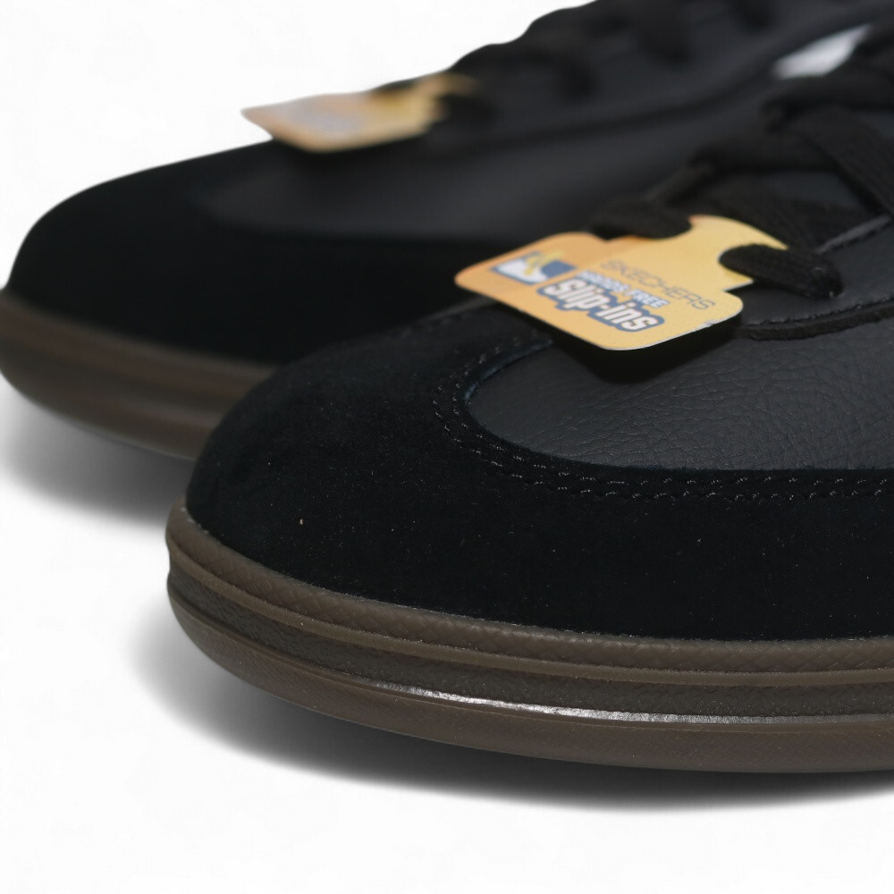 SKECHERS 休閒鞋 HOTSHOT 黑 寬楦 瞬穿 德訓鞋 男 254154WBKW