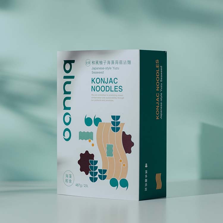 和風柚子海藻蒟蒻沾麵（1盒．2入）