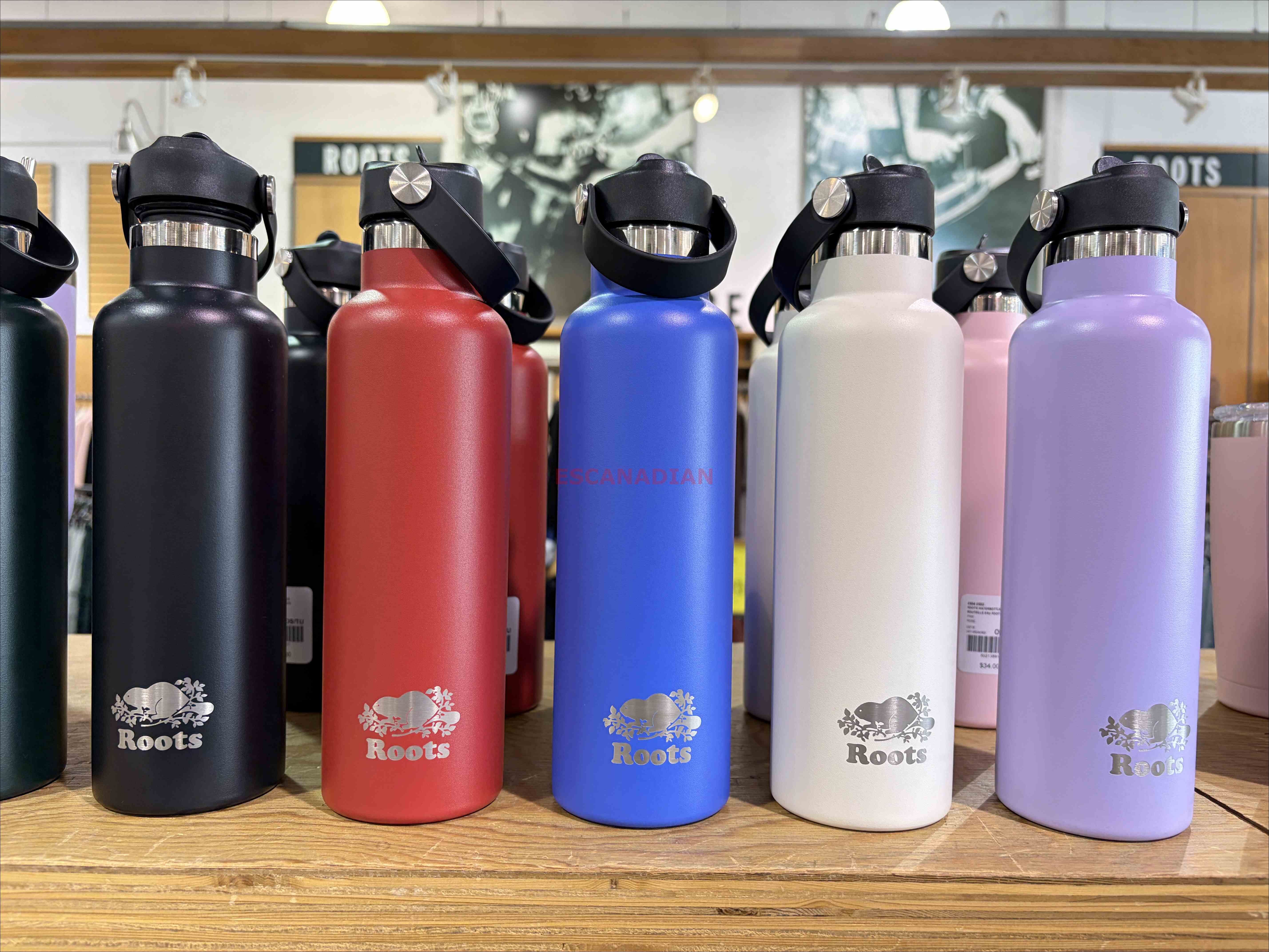 ROOTS  Tumbler 不鏽鋼 雙層保溫水壺 (7色) (600cc)