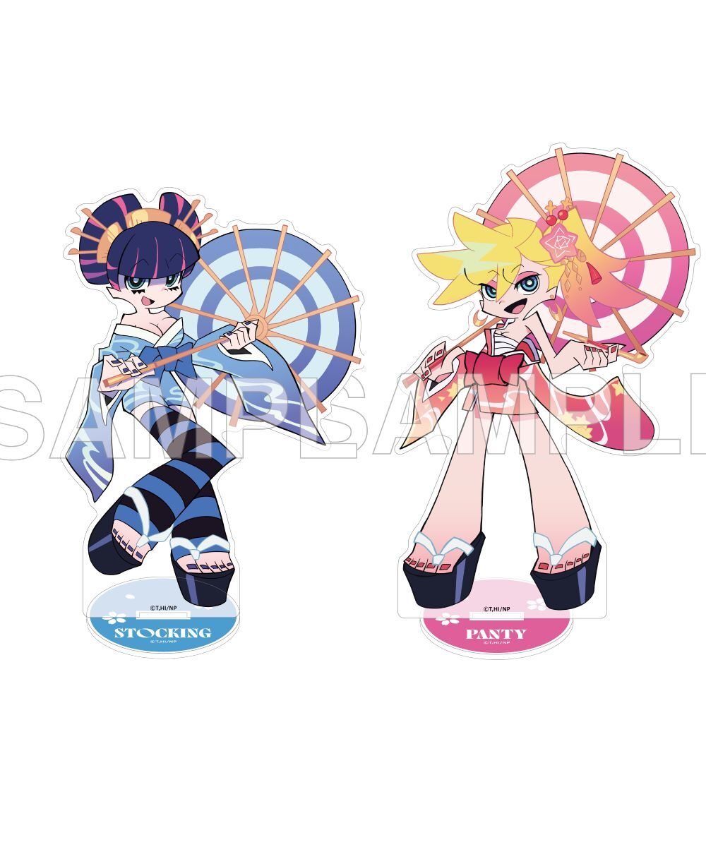 預購-《新吊帶襪天使 New PANTY ＆ STOCKING with GARTERBELT》 壓克力人形立牌 和服ver. 系列 【日本進口精品】
