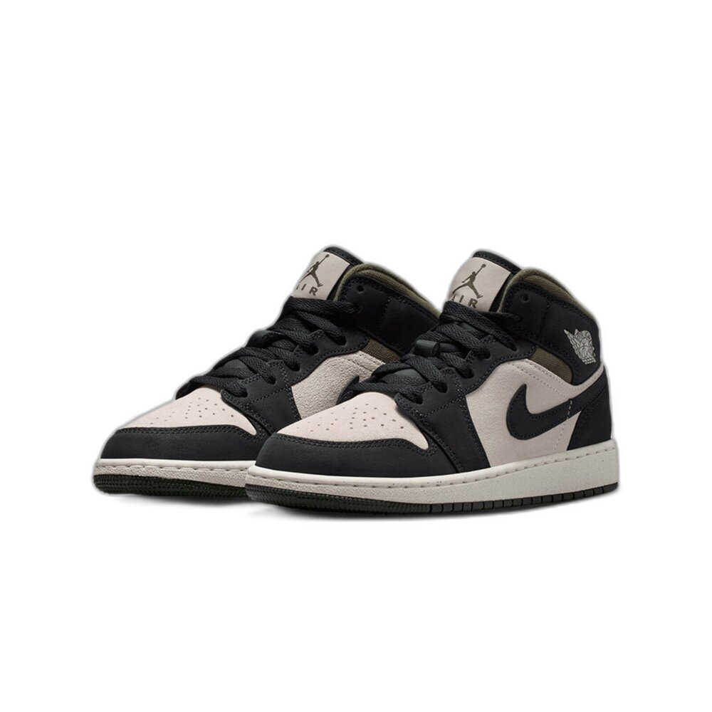 Nike Air Jordan 1 Mid Medium Olive 黑軍綠 GS HV4399-102