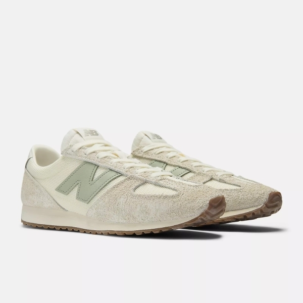 NEW BALANCE 休閒鞋 NB 471 米白綠 麂皮 復古鞋 女 U471KAC