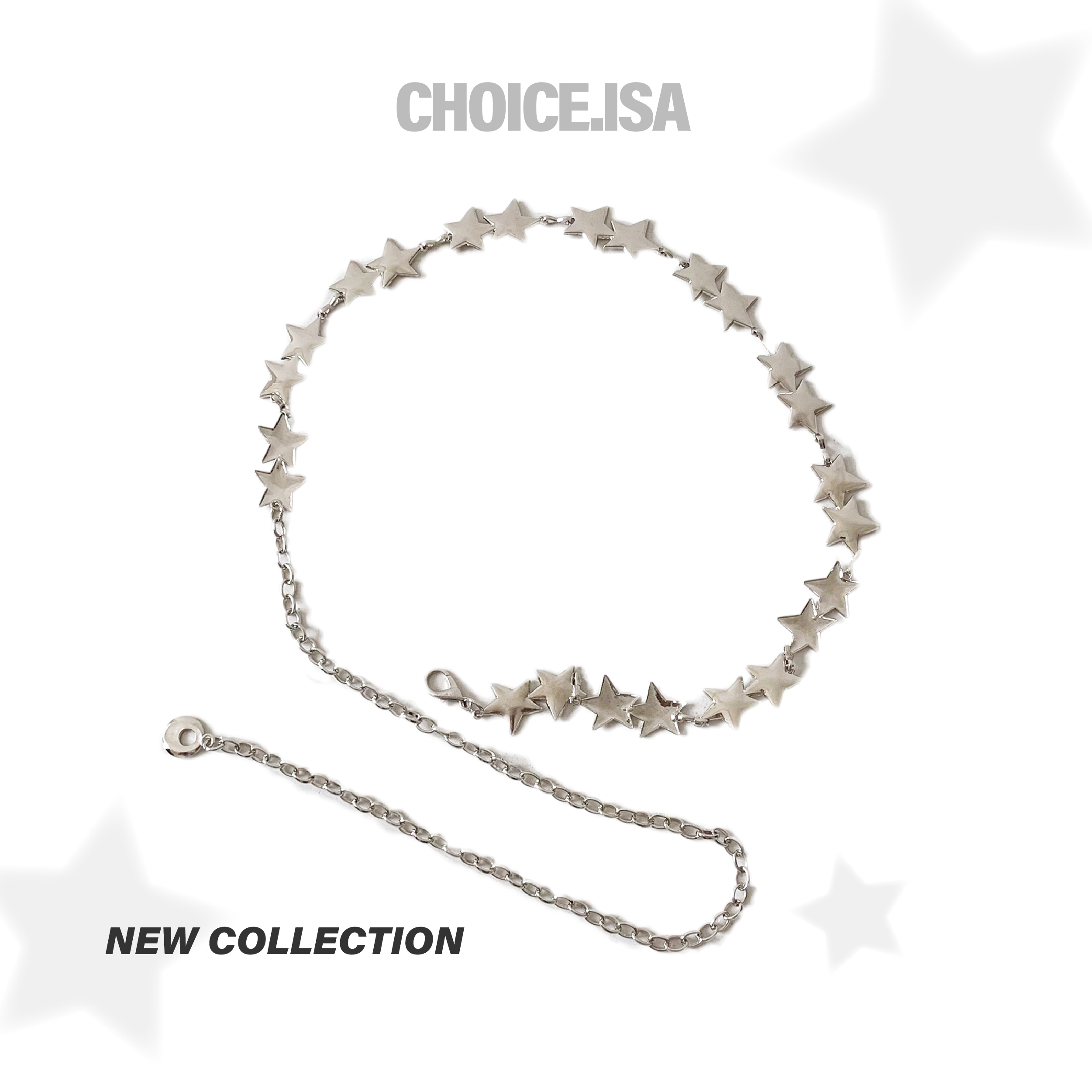 ISA_穿搭腰精! 不簡單靈魂單品金屬星星腰鏈_59048