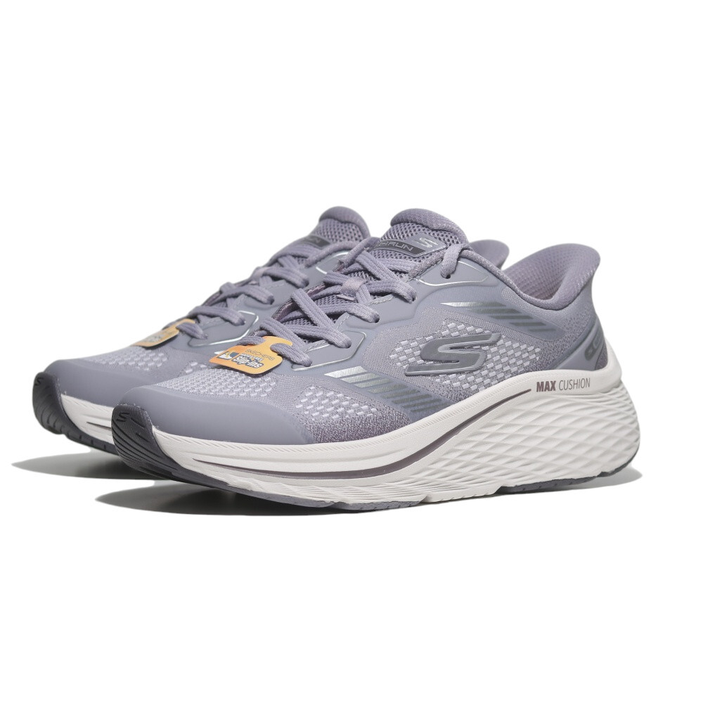 SKECHERS 健走鞋 MAX CUSHIONING 薰衣草紫 瞬穿 休閒鞋 女 129655LIL