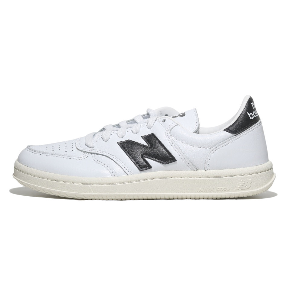 NEW BALANCE 休閒鞋 NB 500 白黑 皮革 情侶 男女 CT500CLA