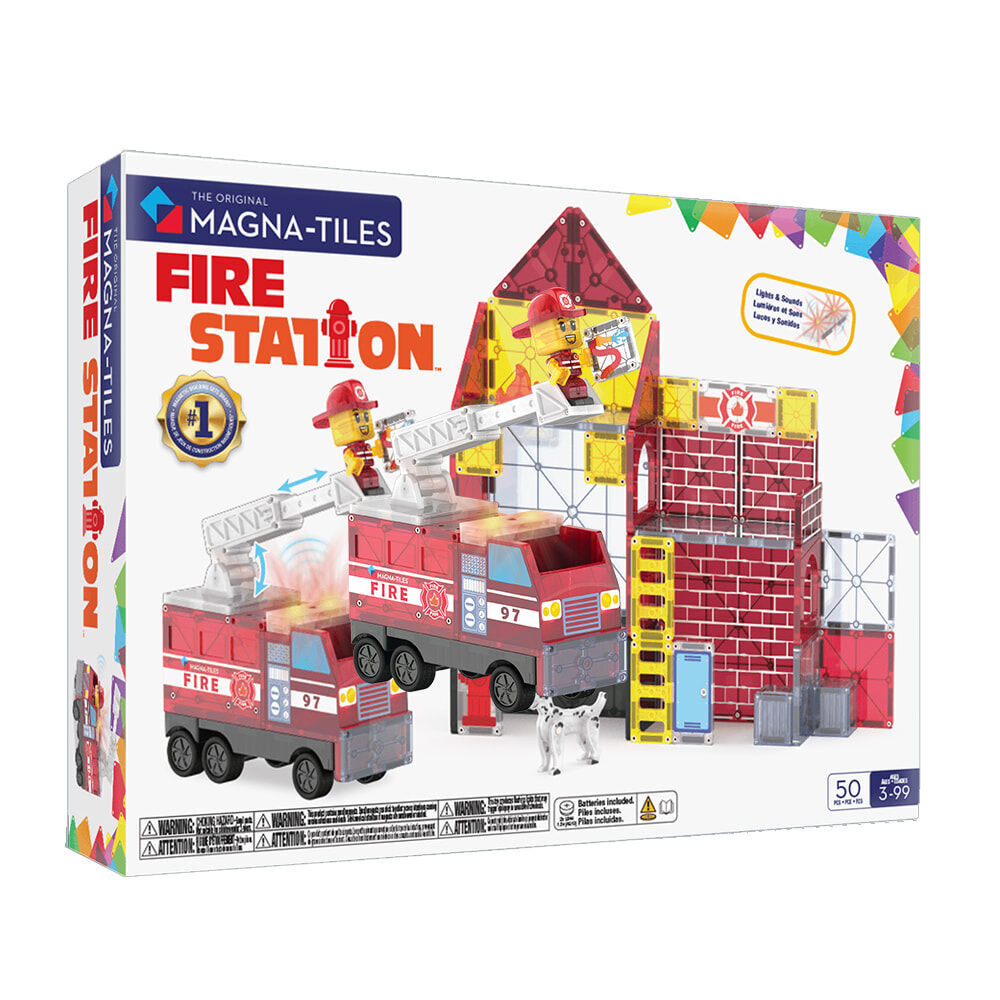 Magna-Tiles® Combo 磁力積木  - 50 片消防局