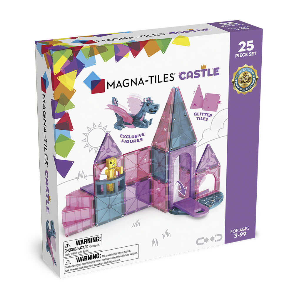 Magna-Tiles®磁力積木25 片組-魔幻城堡