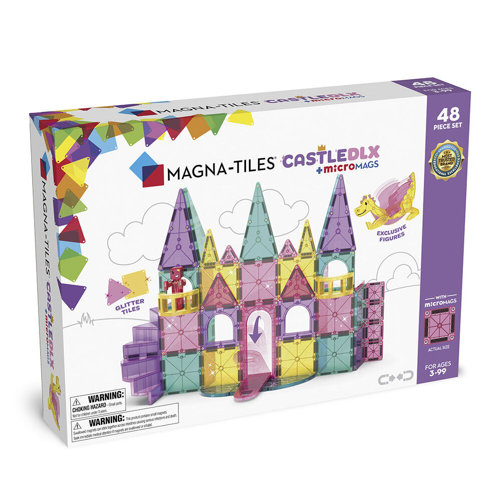 Magna-Tiles® microMAGS 磁力積木 -魔幻城堡 48 片組