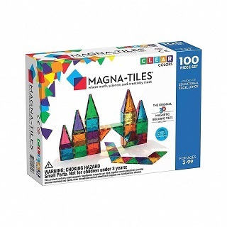 Magna-Tiles®彩色透光磁力積木100片（此款缺貨中）