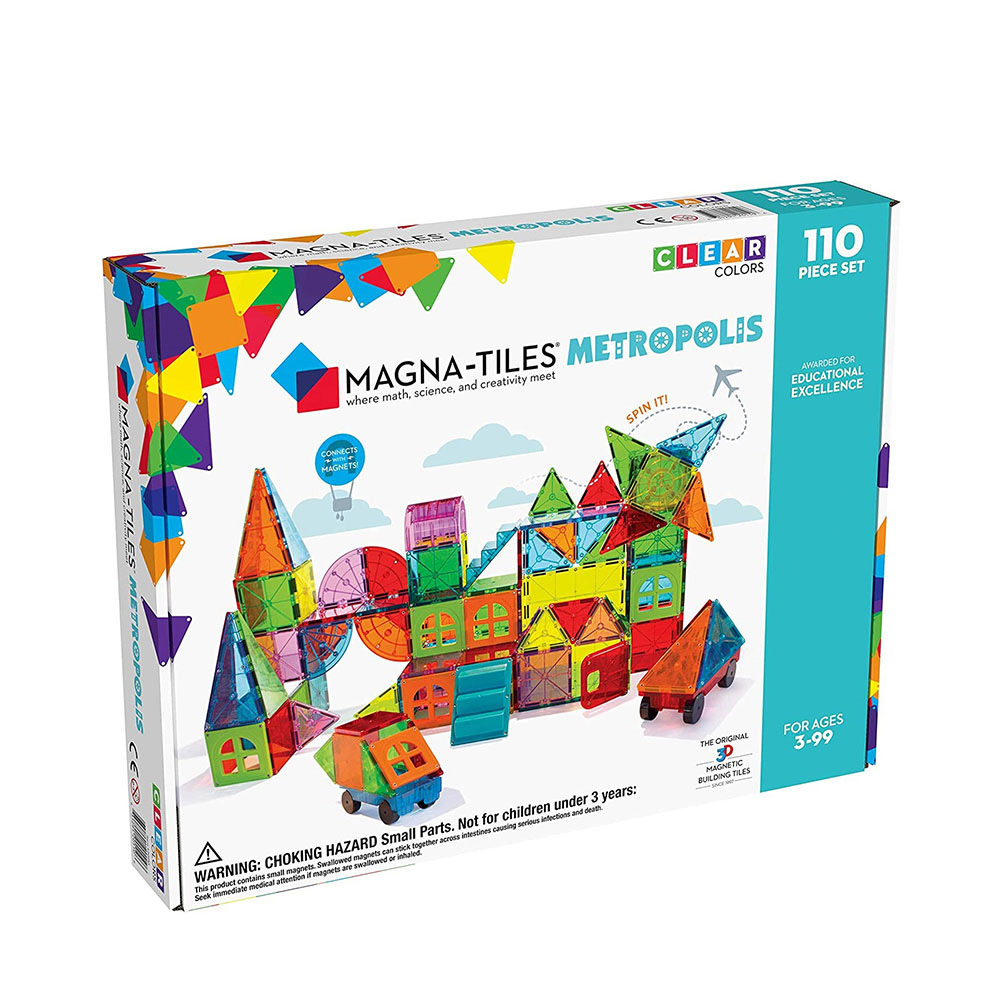Magna-Tiles®都市磁力積木110片
