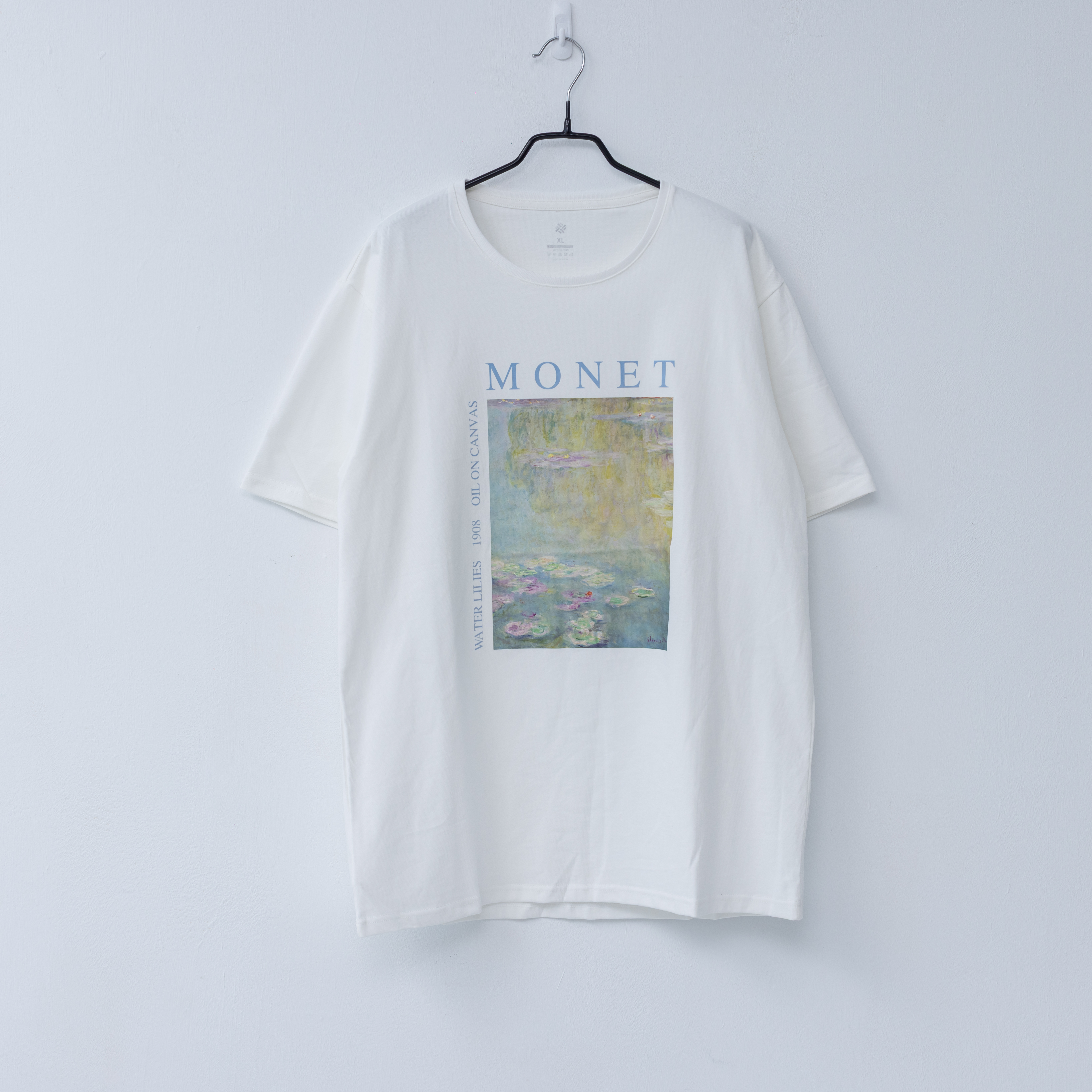 印象派藝術T恤｜莫內《睡蓮》白