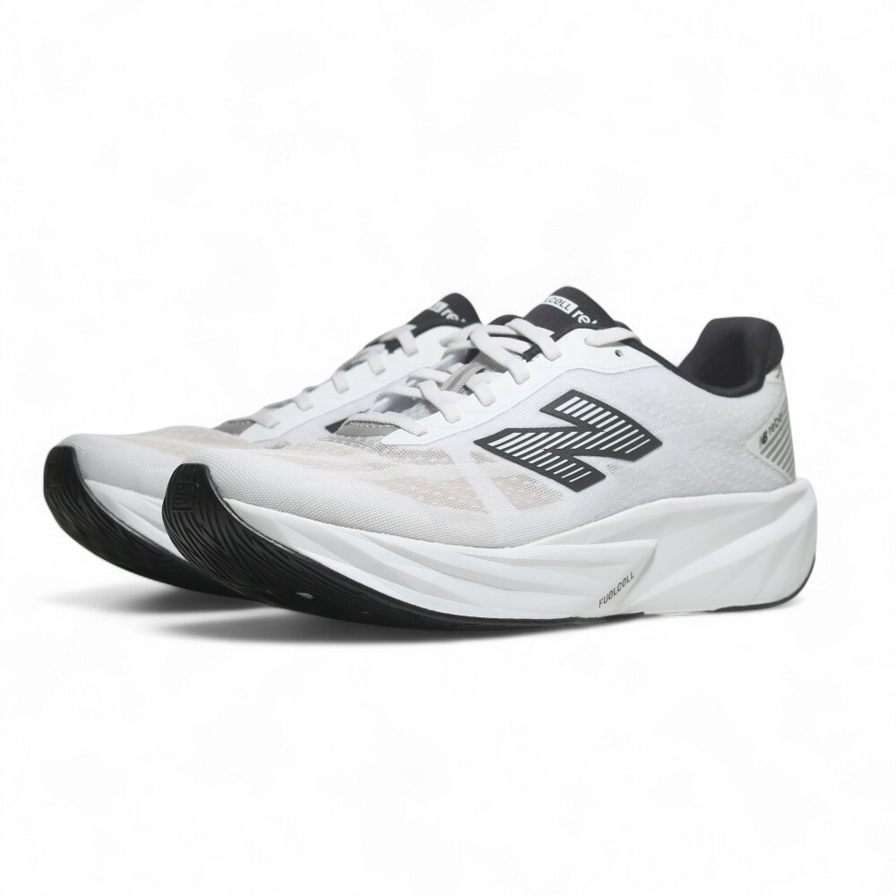 NEW BALANCE 慢跑鞋 FUELCELL REBEL 白黑 2E寬楦 男 MFCXLM5
