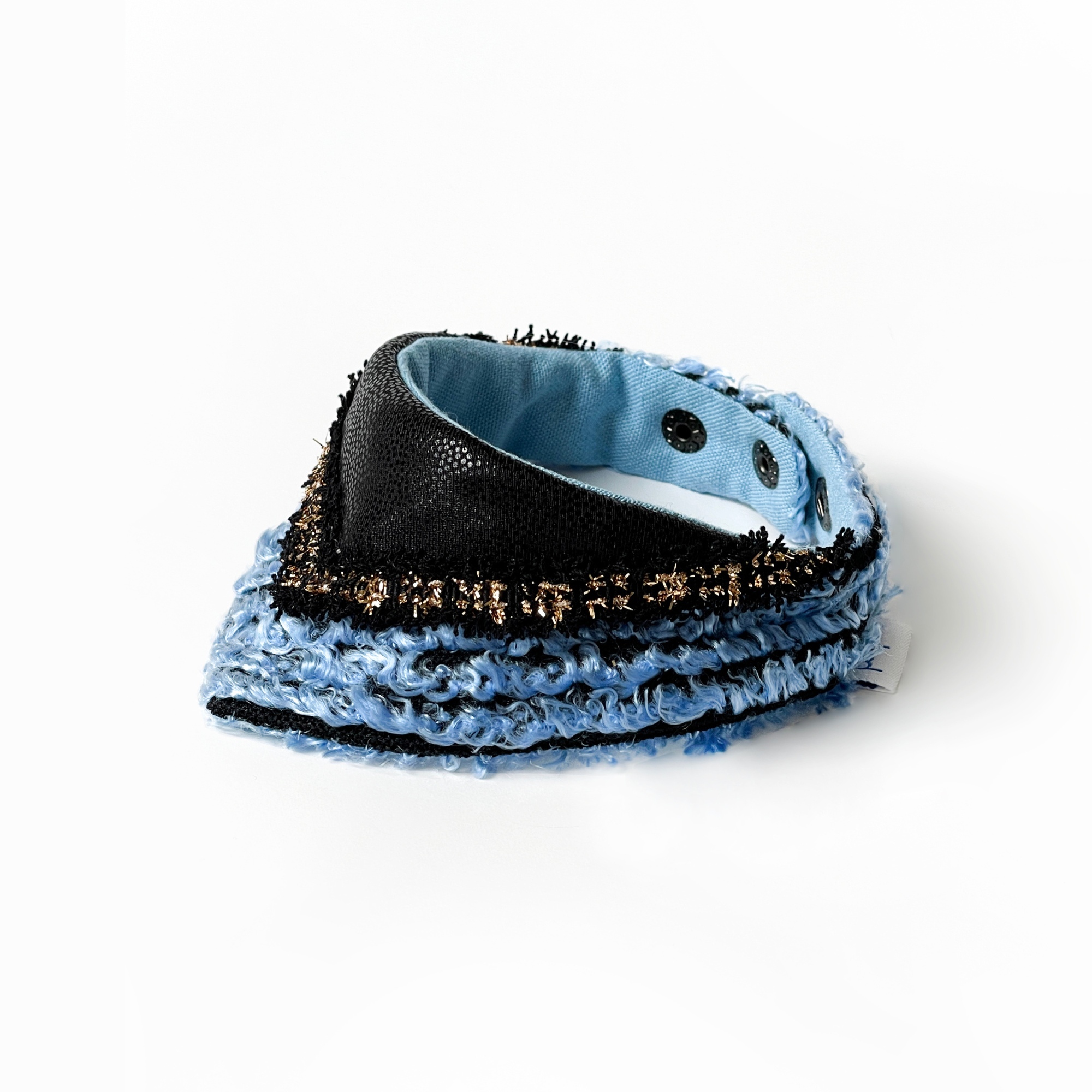 PuriPuri® 寵物領巾 - 藍色毛毛怪