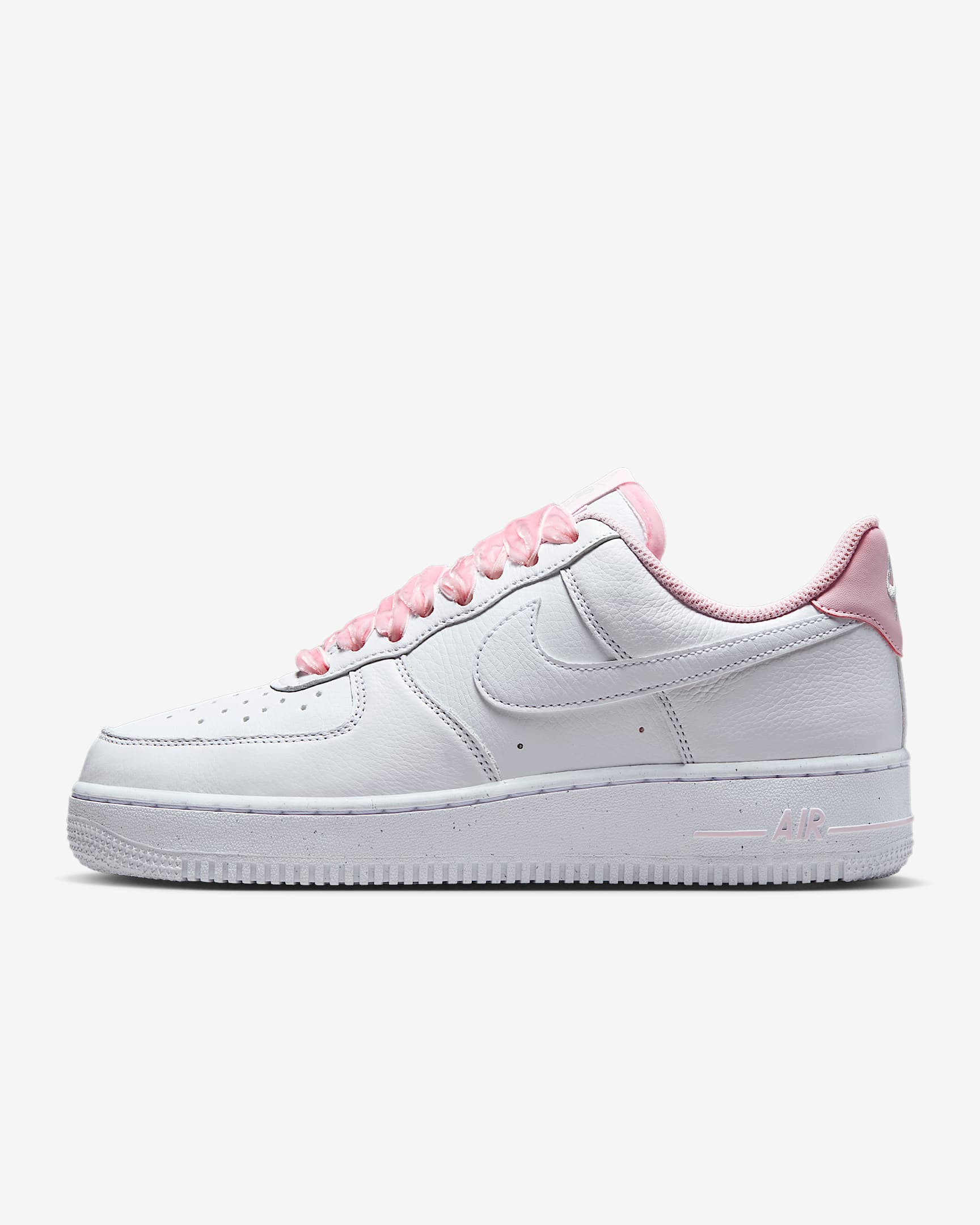Nike Air Force 1 '07 Vintage 白粉色 天鵝絨鞋帶 經典休閒鞋 HV4403-601