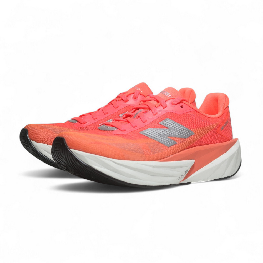 NEW BALANCE 慢跑鞋 FUELCELL REBEL 橘紅 輕量 競速跑鞋 女 WFCXL5A