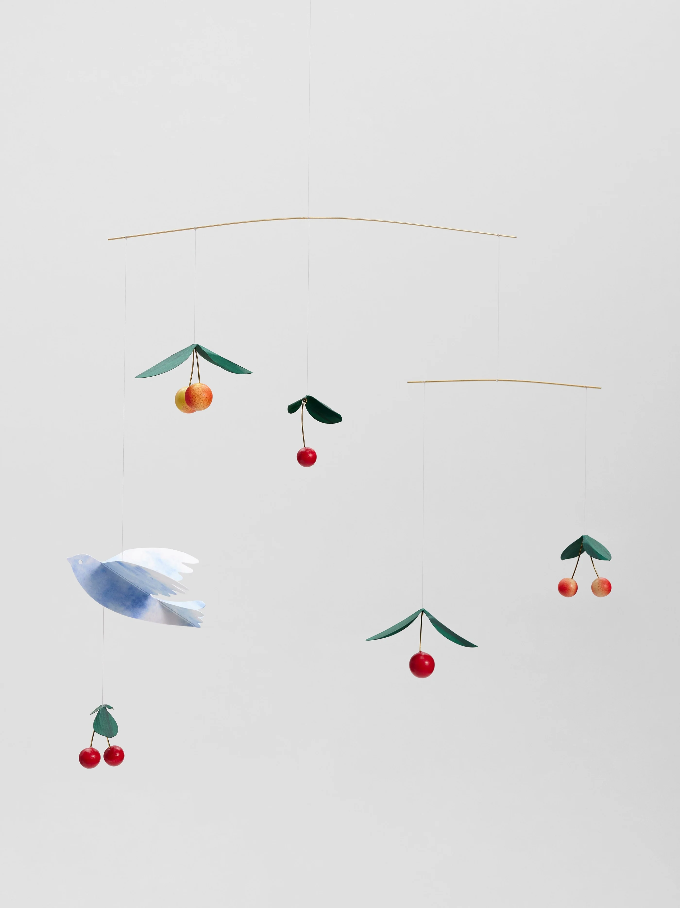 丹麥Flensted Hanging Art, 手工平衡吊飾Cherry Bird