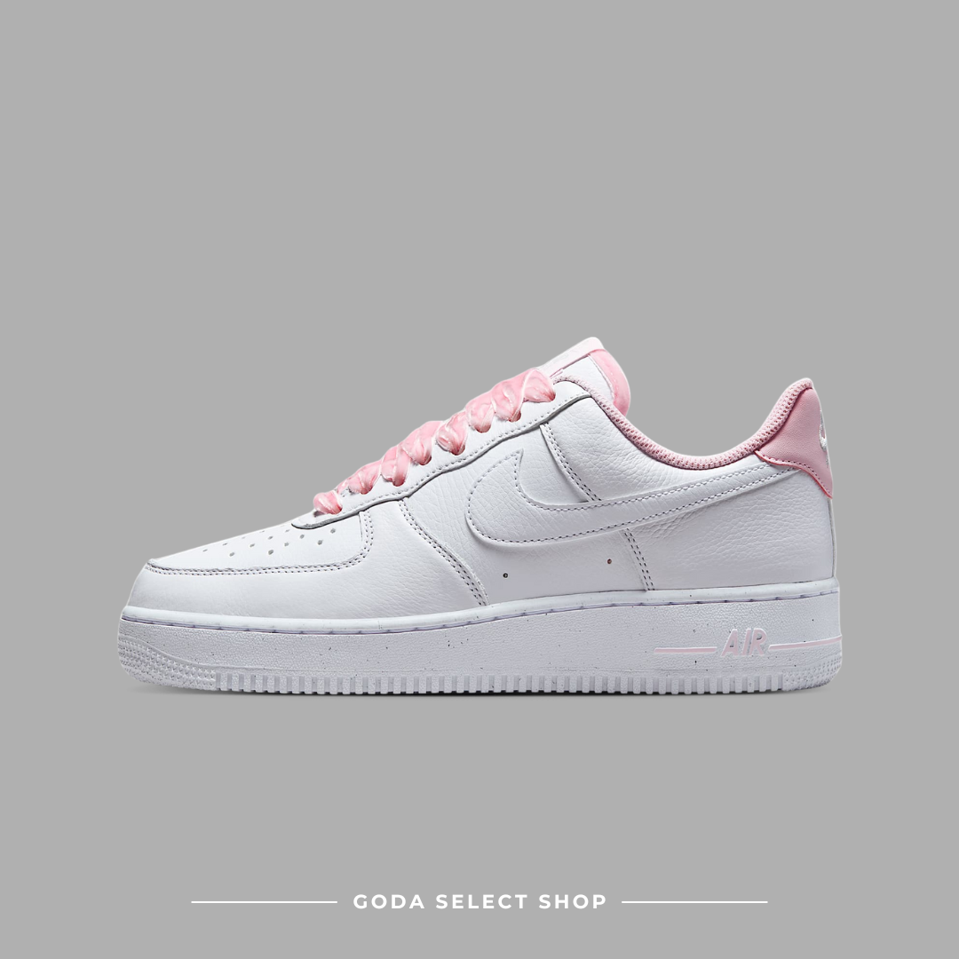Nike Air Force 1 '07 Vintage 白粉色 天鵝絨鞋帶 經典休閒鞋 HV4403-601