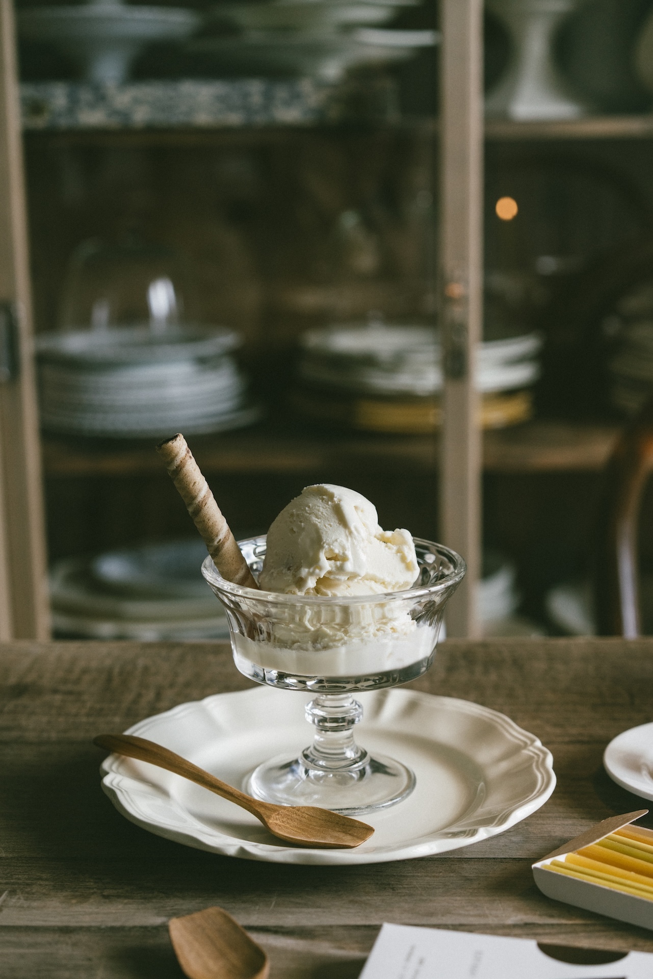 法國製玻璃點心杯