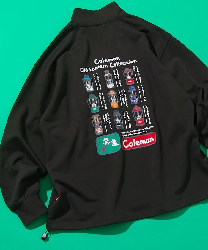 "代購" Coleman × Matsui × FREAK'S STORE 聯名別注 「Lantern」抽繩設計 半拉鍊大學T