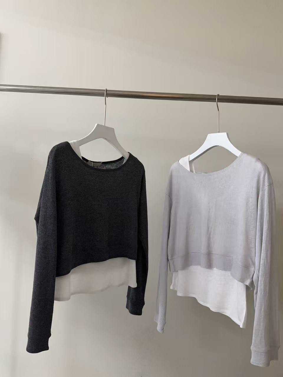 媽咪｜層次感雙件式上衣