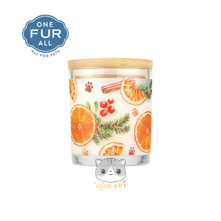 ONE FUR ALL Orange Spice Pet House Candles 8.5oz