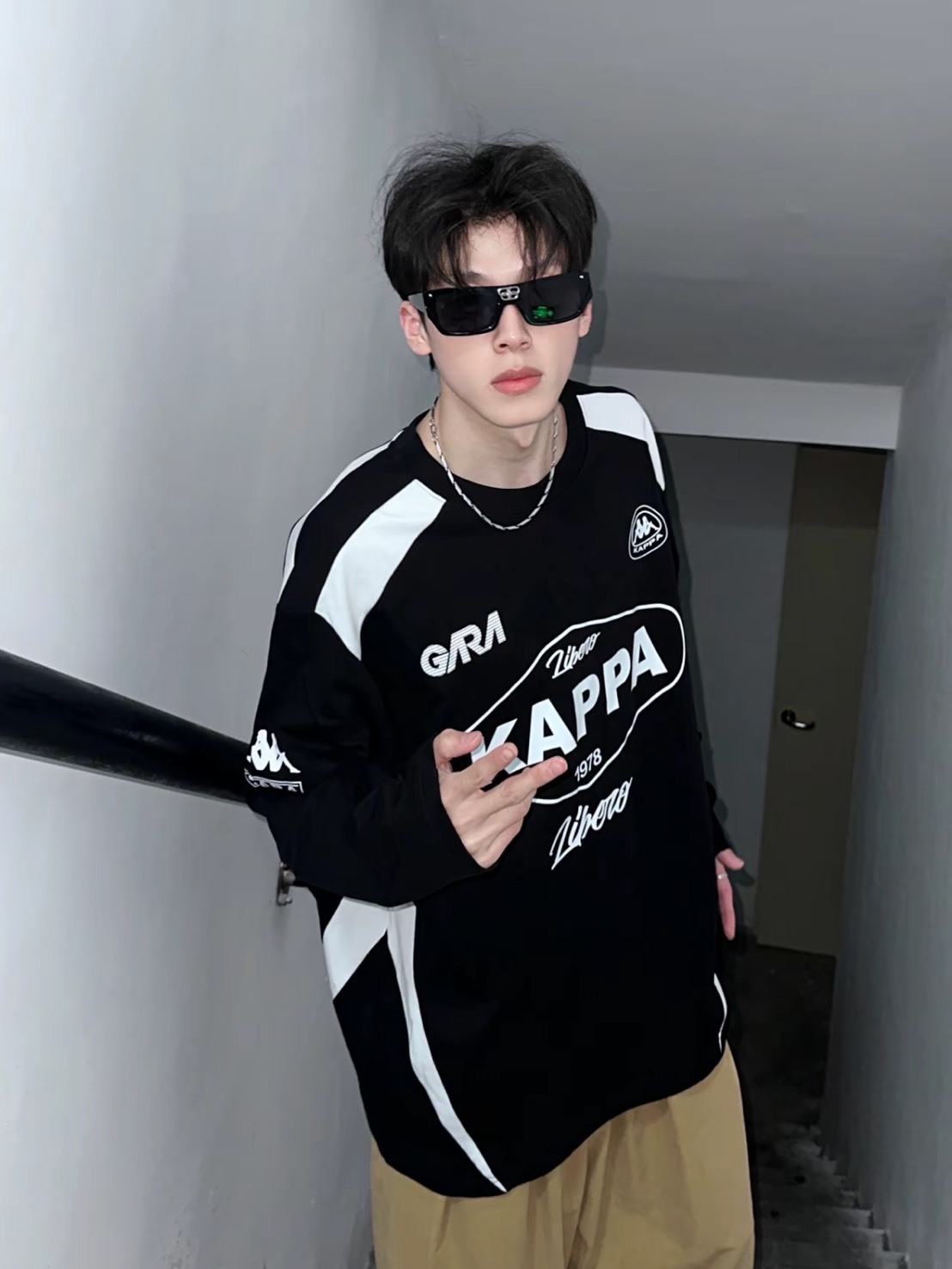 KAPPA1916系列 賽車風 純棉 長袖