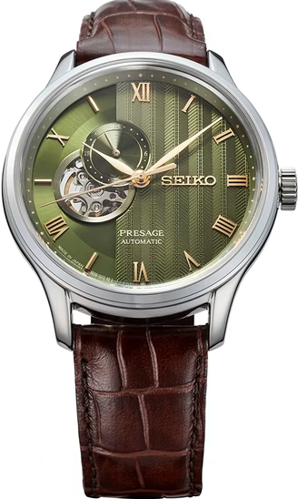 萬年鐘錶 - SEIKO Presage  台灣限定落羽松24小時顯示開芯機械錶  SRPL97J1 / 4R39-00W0J  錶徑41.8MM