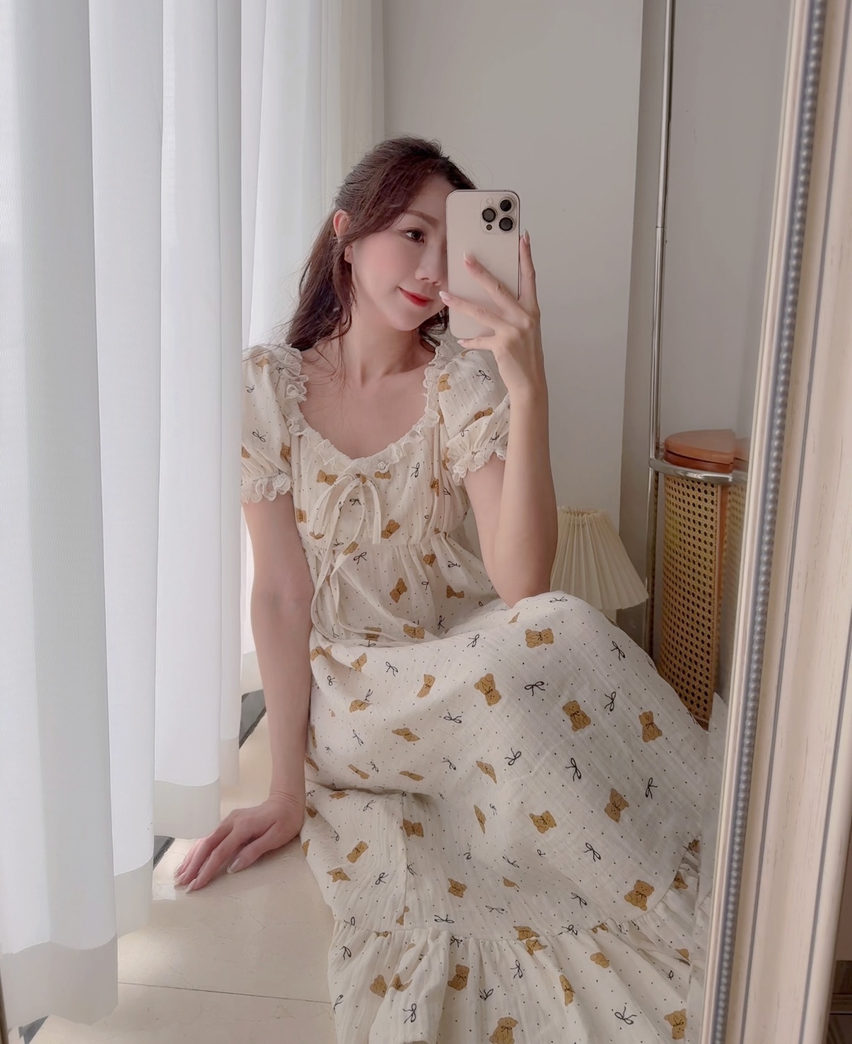 *BJ2 MADE SERIES* THE BABY COTTON BEAR 🧸 NIGHTDRESS LIVE 1004