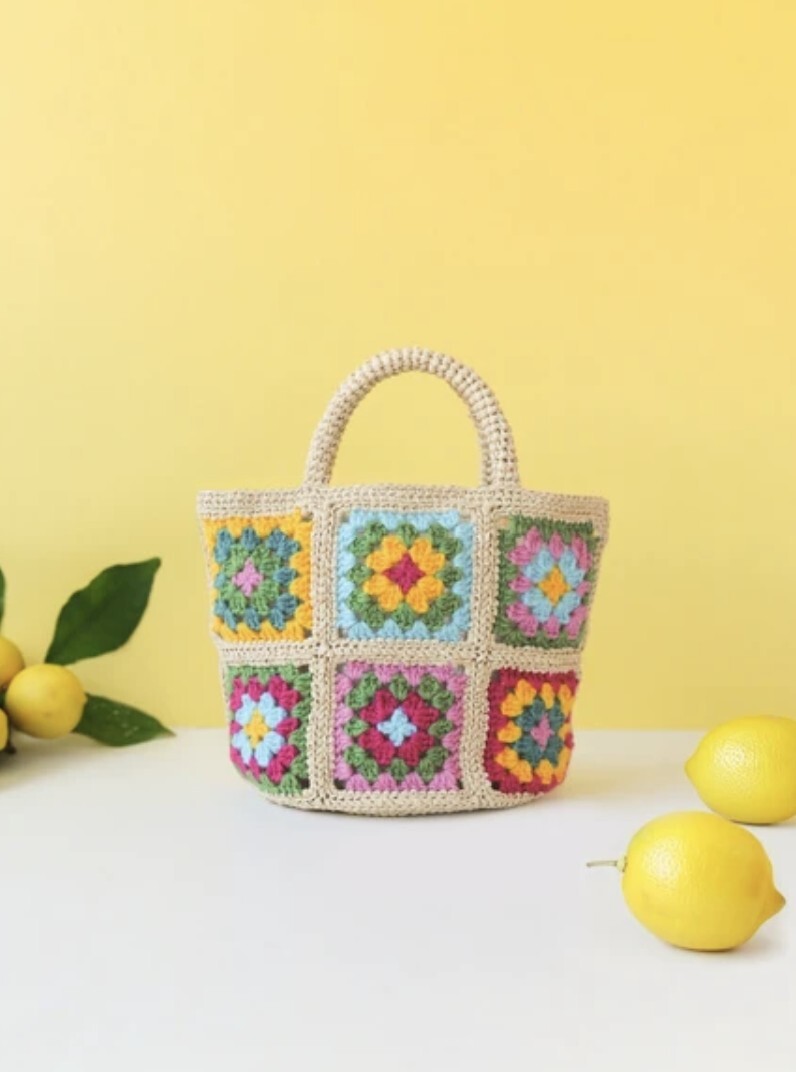 ! New！Hamanaka Granny Motif Bag 材料包