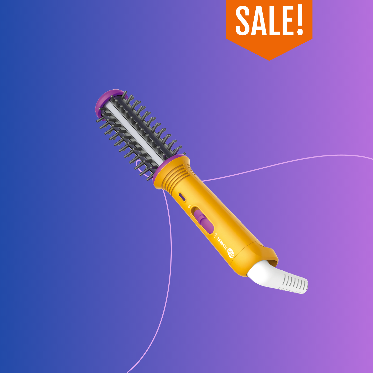 (福利品) UNIX take out 迷你捲髮梳