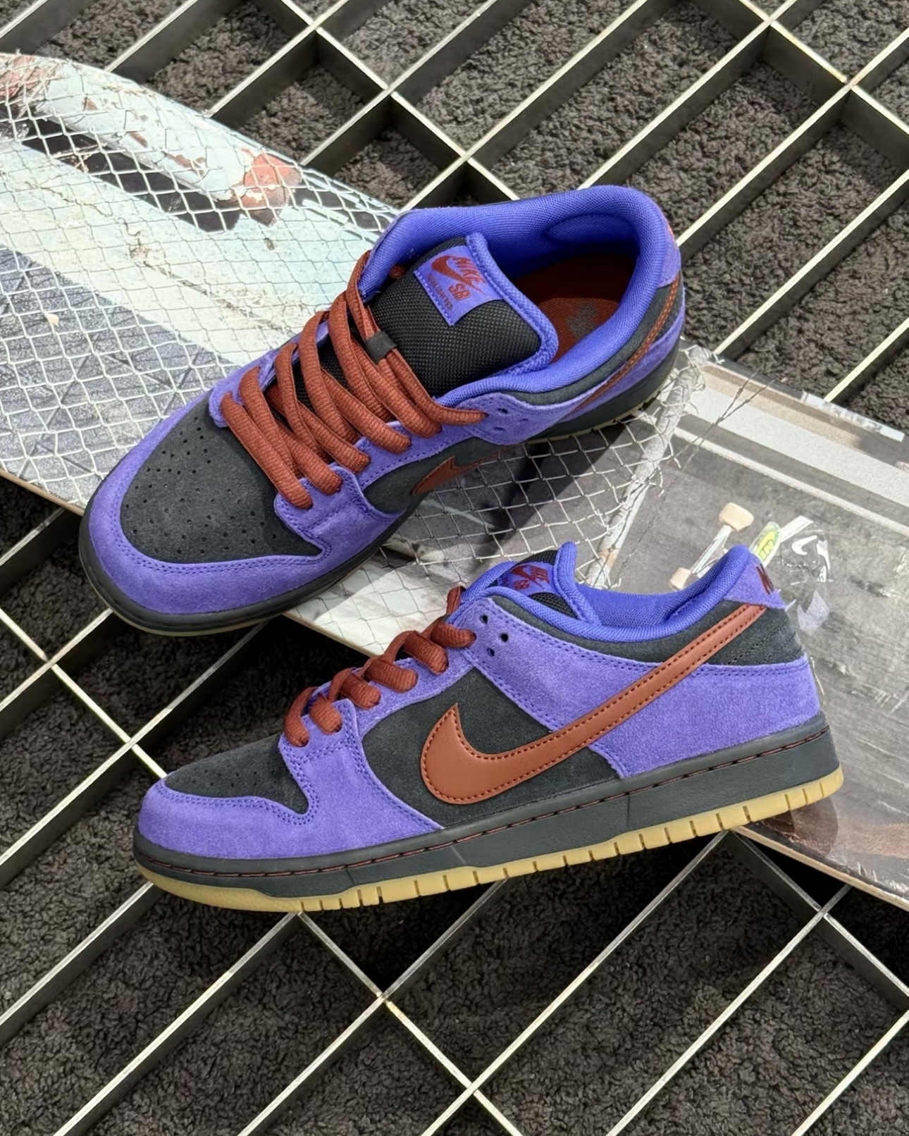 [特價售出無退換] 男鞋 NIKE SB DUNK LOW PRO 'Persian Violet' 紫色 紫黑 復古 滑板鞋【HQ1625-500】