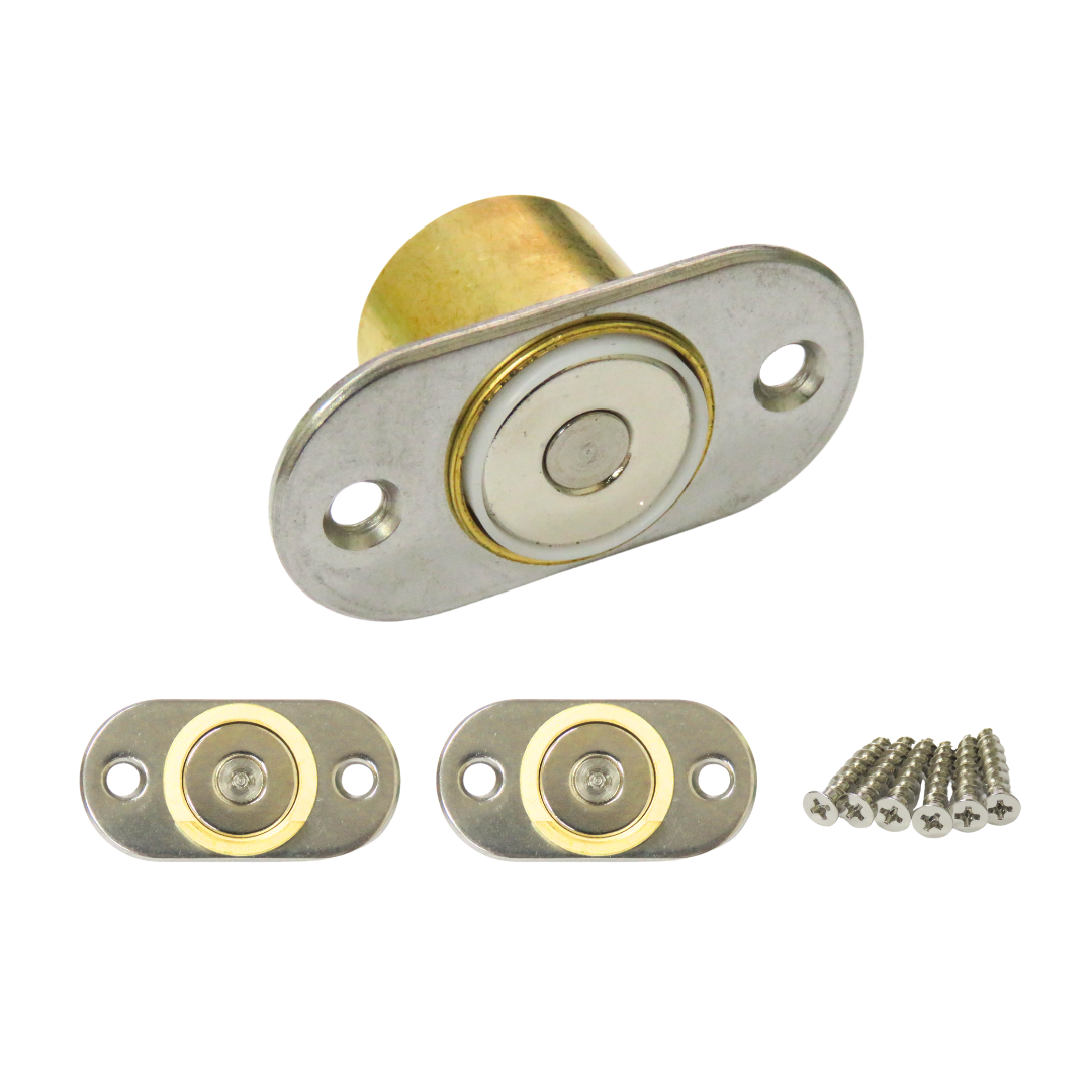 【五金小姐】台灣製 隱藏磁力門檔 低噪音二段伸縮磁吸式 磁力門檔連動配件