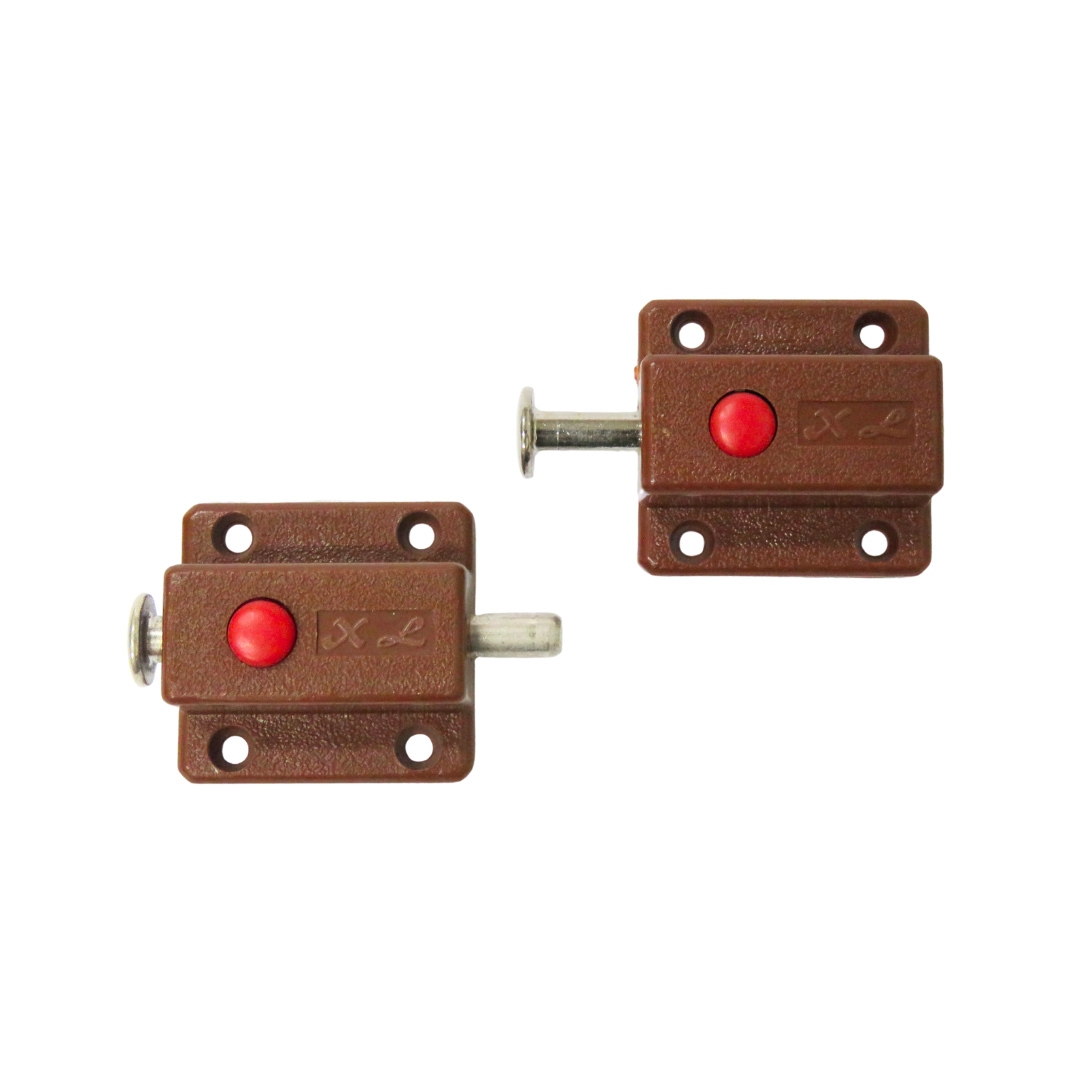 【五金小姐】塑膠自動天地閂