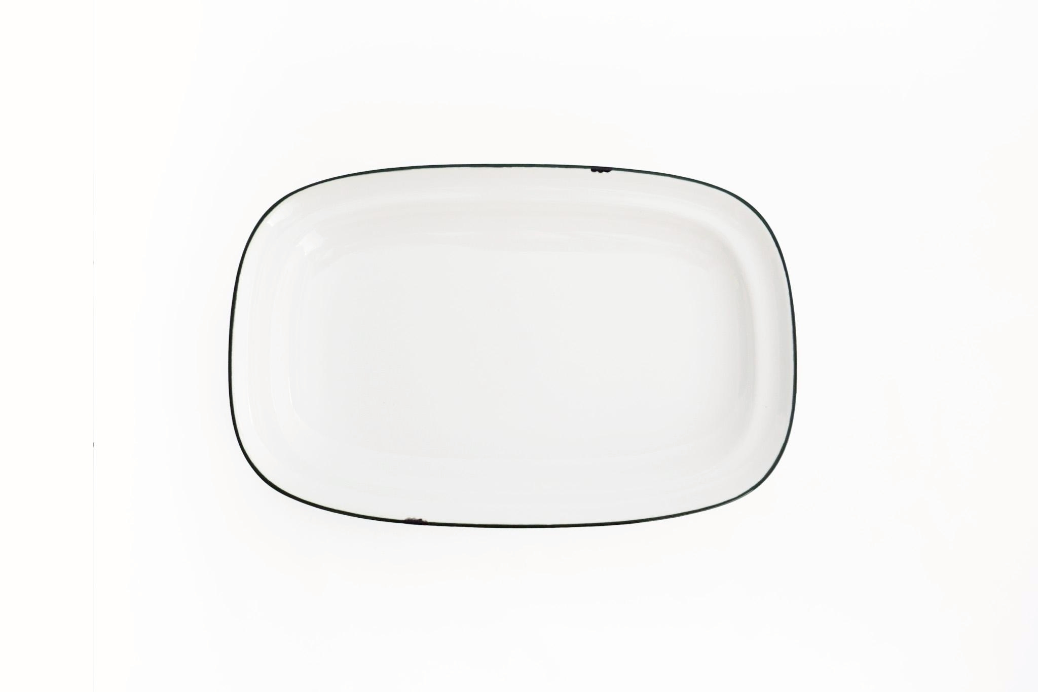 LUZERNE｜Tin Tin系列 - 仿琺瑯長餐盤 30cm