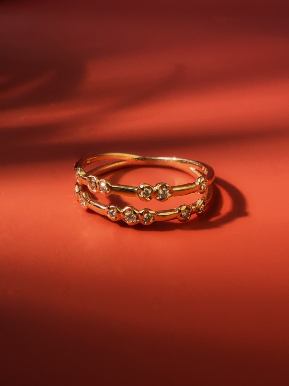 雙層接骨木鑽戒