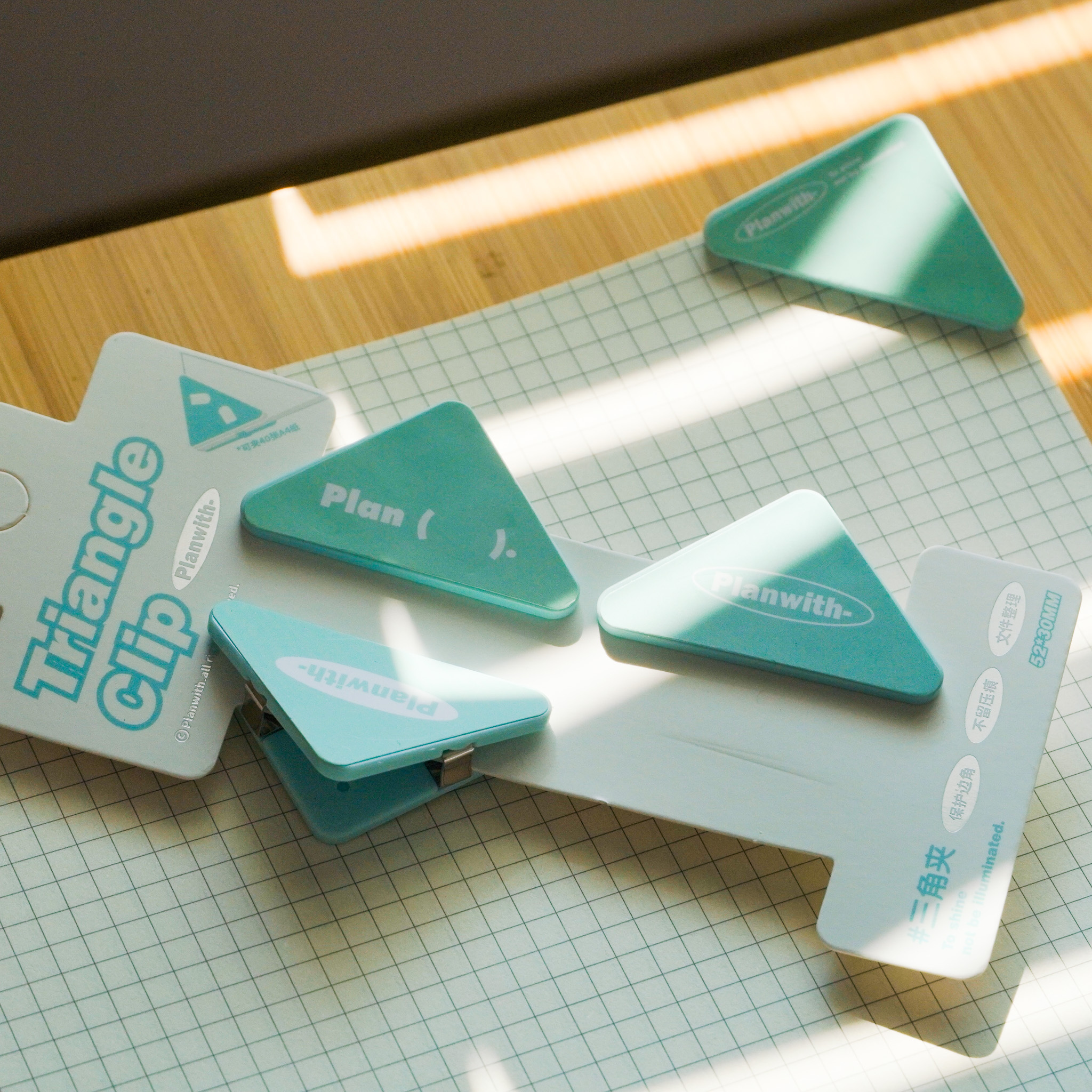 Planwith 90度三角文件夾 (大) 六入組