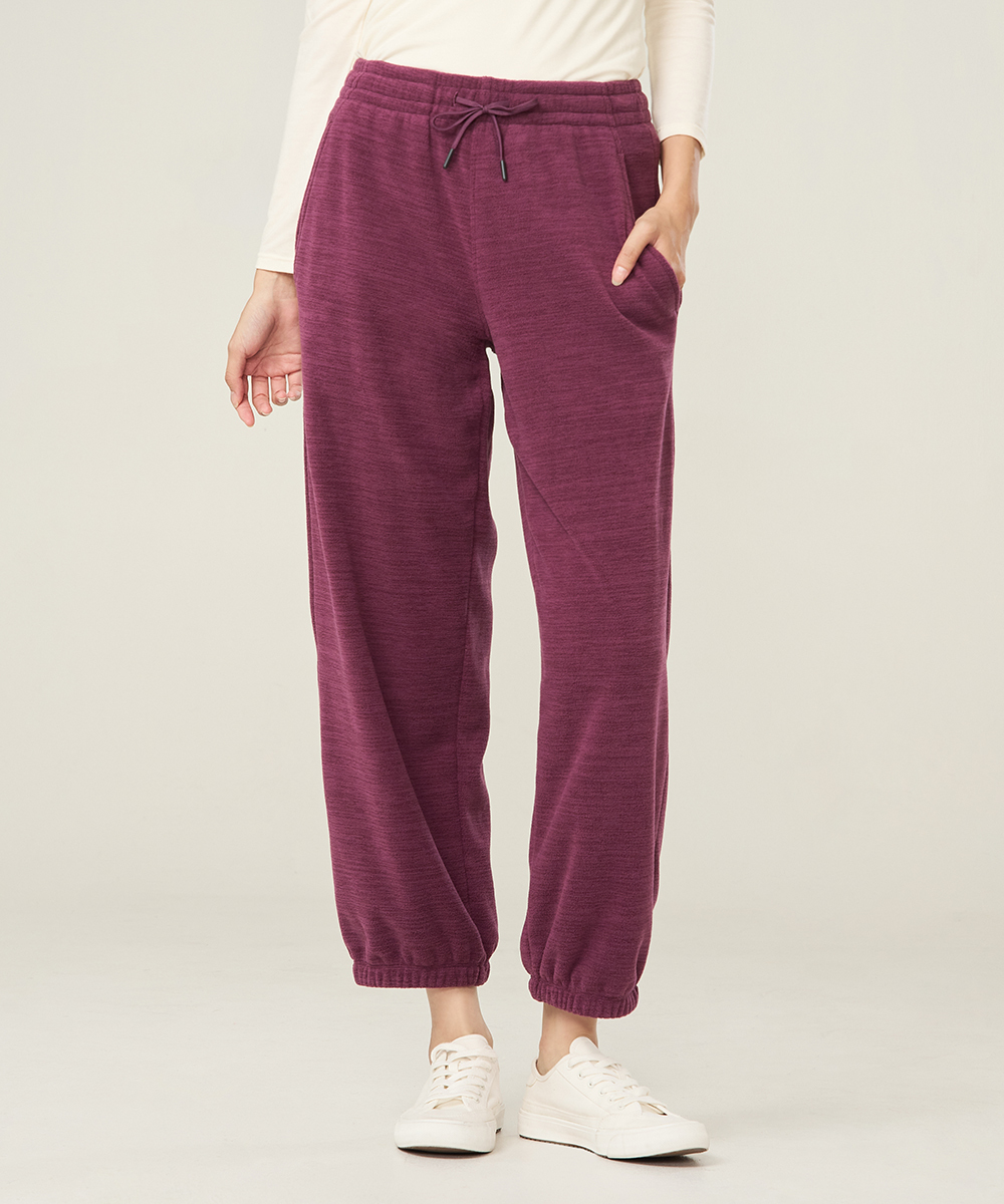 YA系列 超細刷絨女束口長褲 UE0K2025