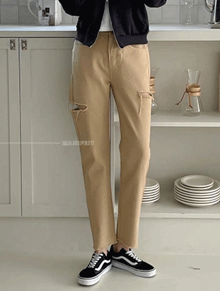 秋季新款/後鬆緊男友褲 MANIFEST正韓🇰🇷