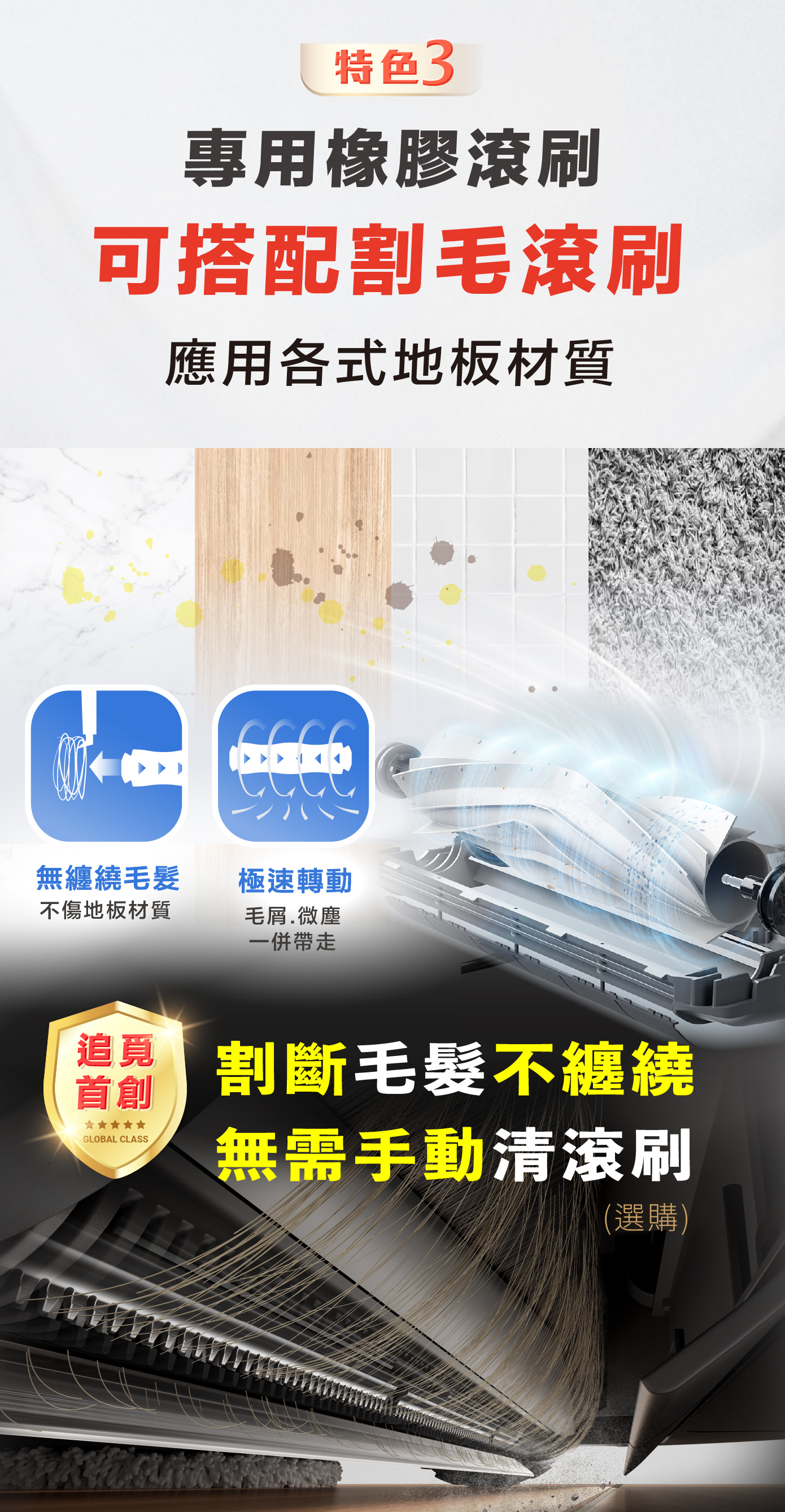 L20s Pro 3D避障雙螺旋掃拖機器人3D避障雙螺旋掃拖業界超強吸力10300PA