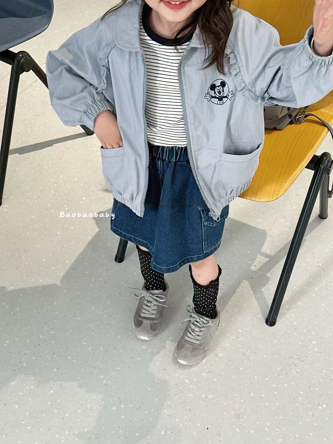 寶貝款｜口袋牛仔裙