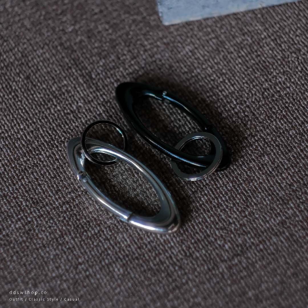 "現貨" Oakley Keychain 金屬Logo鑰匙圈 黑 黑綠 銀