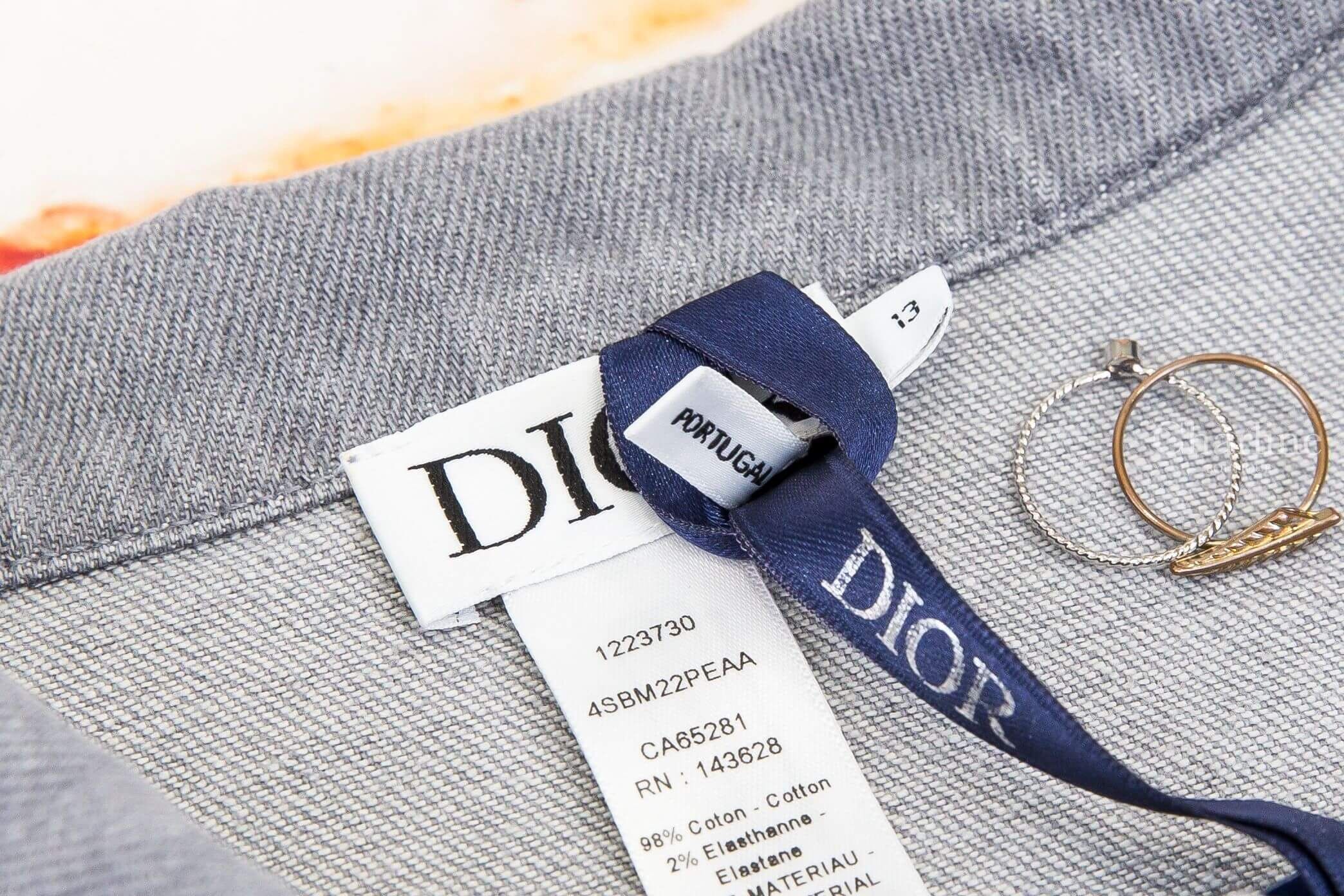 Dior Kids' Jacket 灰色拼接復古水洗老花牛仔棉質童裝長袖外套-Charline Boutique 精品代購