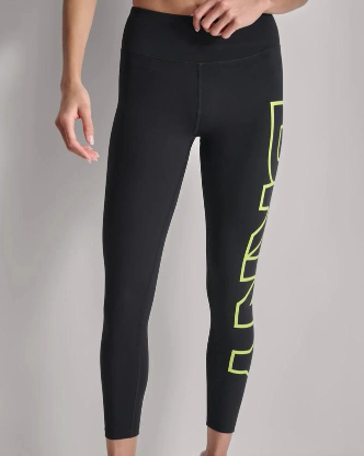 [S] DKNY ZEST HIGH WAIST 7/8 EXPLODED LOGO LEGGINGS, DP4P3453-ZST (SD1325)